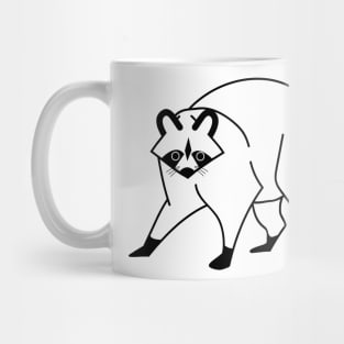 Raccoon logo Mug